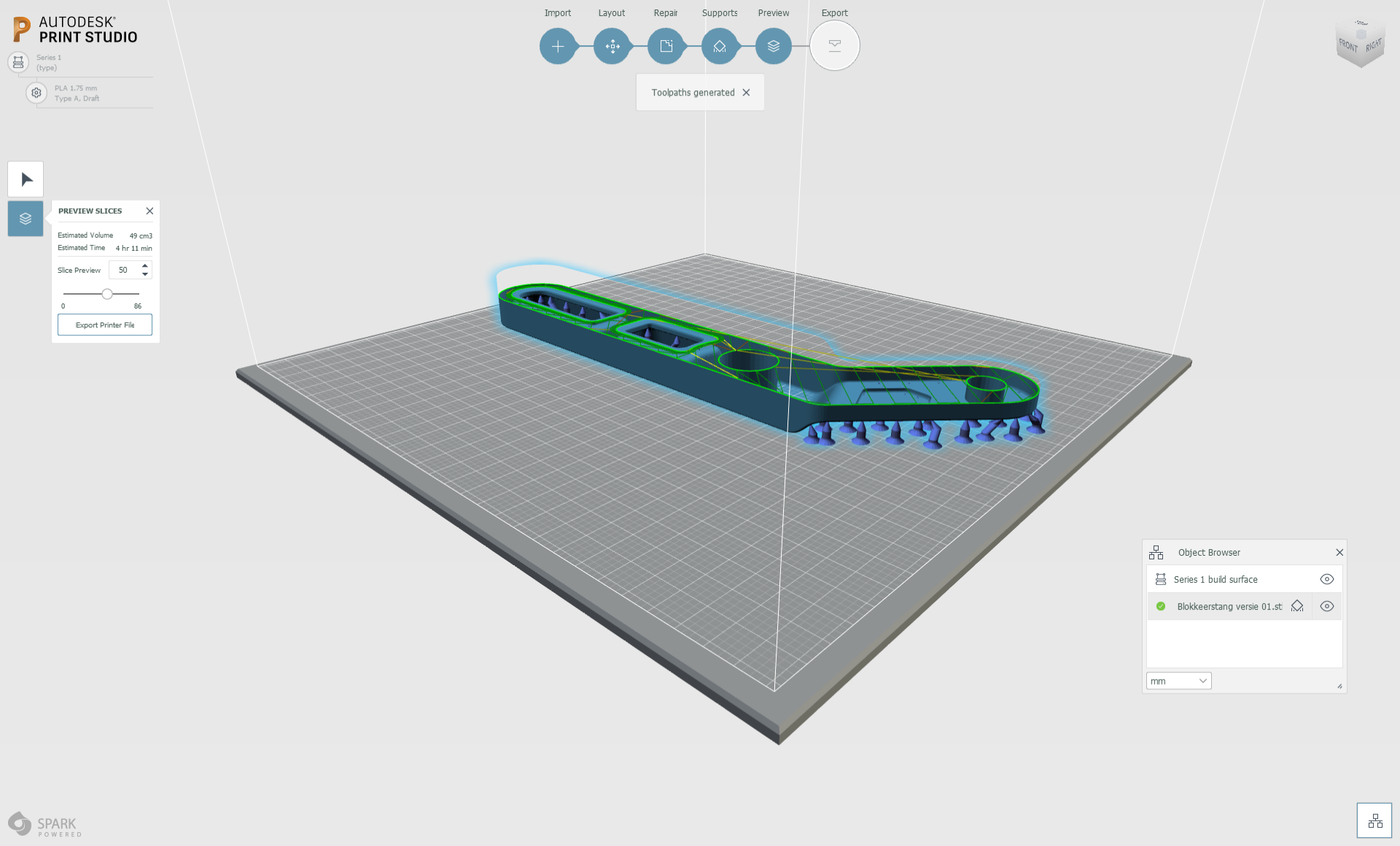 Blokkeerinrichting - 3D printen - 002